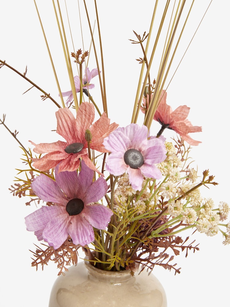 Purple Artificial Floral Arrangement - Image 2 of 3 Purple Artificial Floral Arrangement - Image 2 of 3