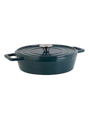 Barbary & Oak Green Nattura 29cm Oval Casserole - Image 1 of 1