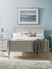 Julian Bowen Dove Grey Maine Bed Bed - Image 1 of 1