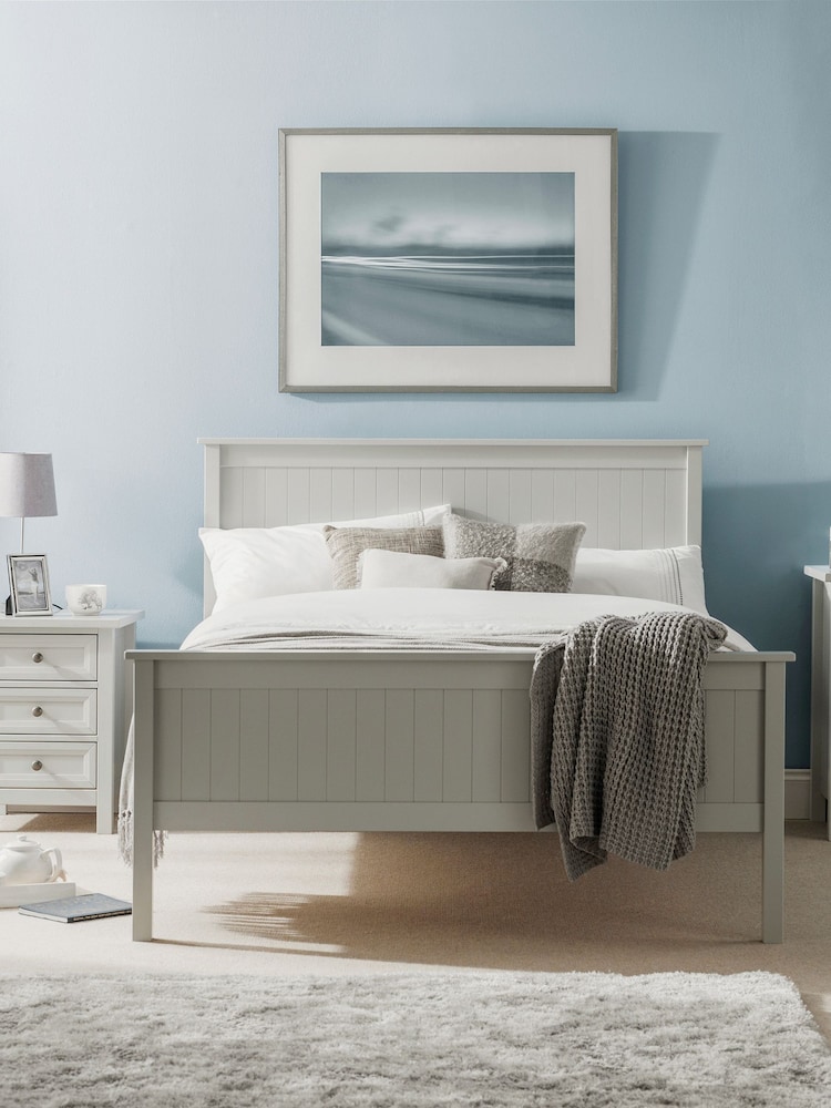 Julian Bowen Dove Grey Maine Bed Bed - Image 1 of 1