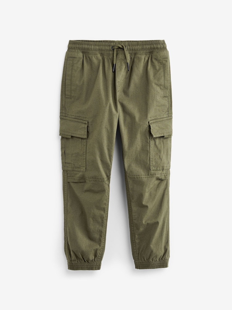 Khaki Green Cargo Trousers (3-16yrs) - Image 1 of 3