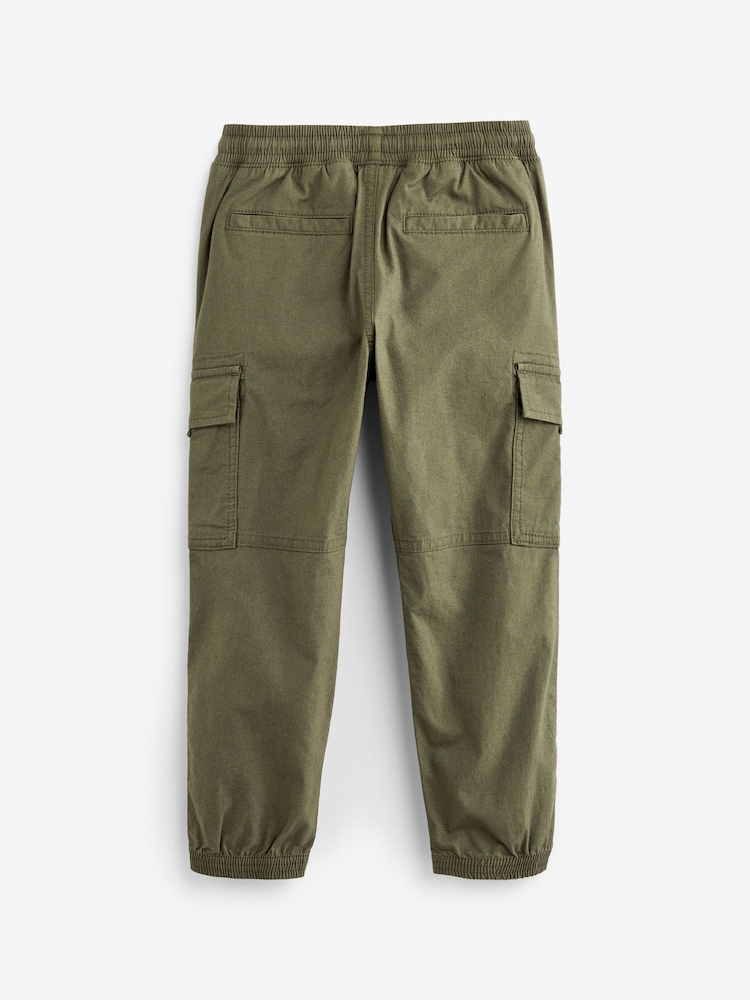 Khaki Green Cargo Trousers (3-16yrs) - Image 2 of 3