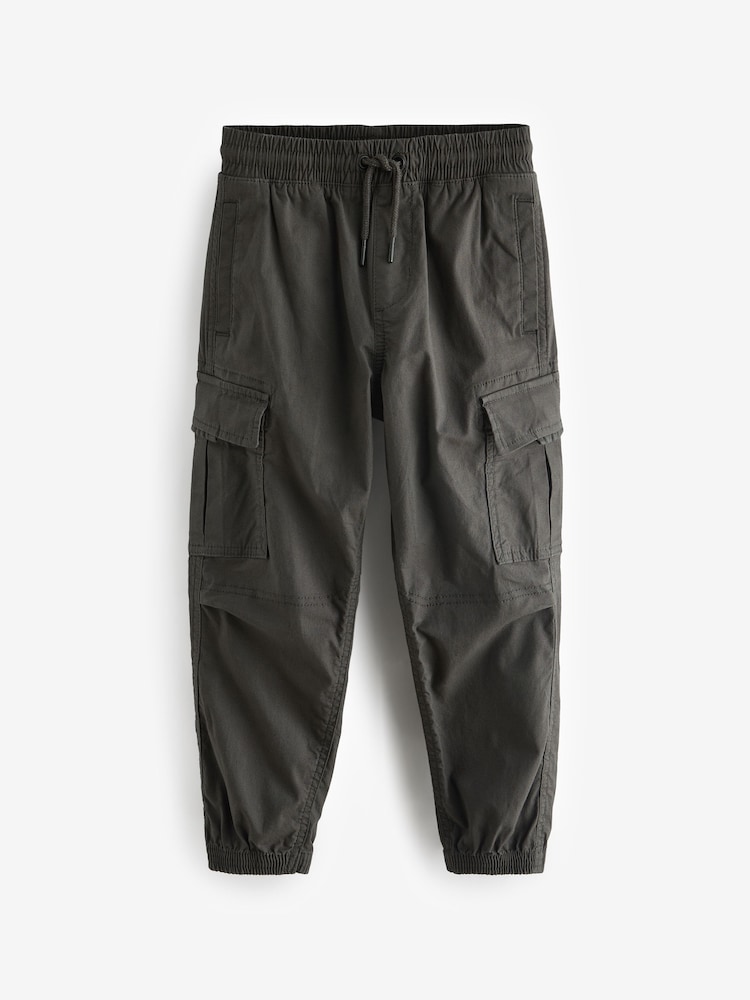 Charcoal Grey Cargo Trousers (3-16yrs) - Image 1 of 3 Charcoal Grey Cargo Trousers (3-16yrs) - Image 1 of 3