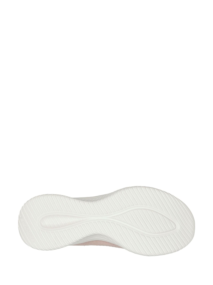 Skechers Pink Womens Ultra Flex 3.0 Slip In Trainers - Image 5 of 5