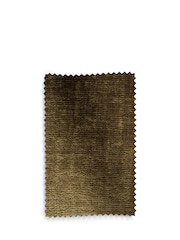 Set of 2 Plush Chenille Moss Green Hewitt Upholstered Dark Wood Leg Dining Chairs - Image 8 of 9