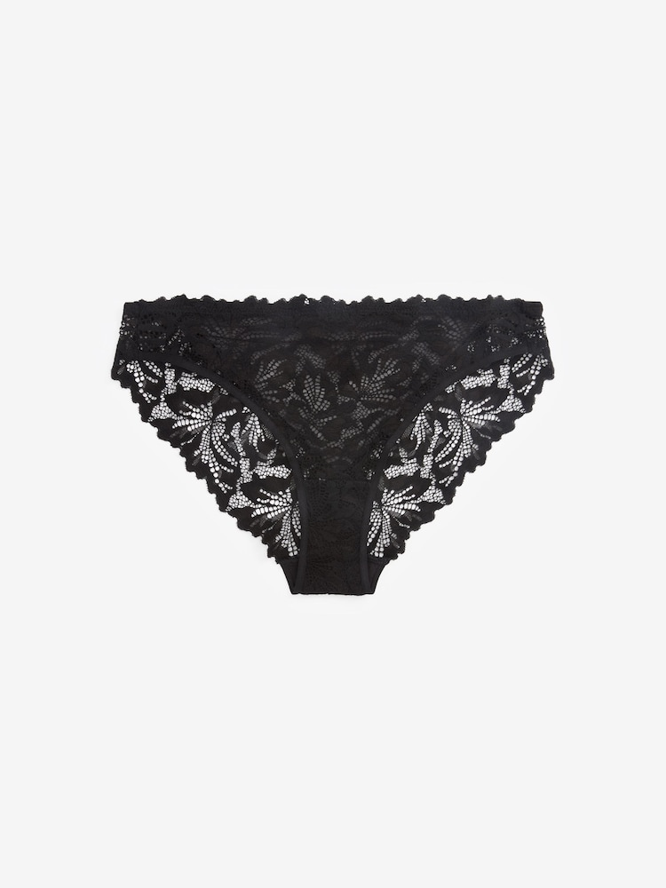 Noir - Lot de culottes en dentelle Ultimate Comfort 2 - Image 6 of 6