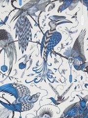 Clarke and Clarke Audubon Blue Emma J Shipley Audubon A4 Wallpaper Sample - Image 1 of 1