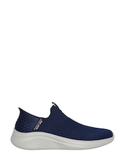 Skechers Blue Mens Ultra Flex 3.0 Smooth Slip In Trainers - Image 1 of 2