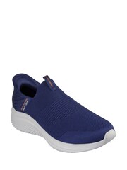 Skechers Blue Mens Ultra Flex 3.0 Smooth Slip In Trainers - Image 3 of 5
