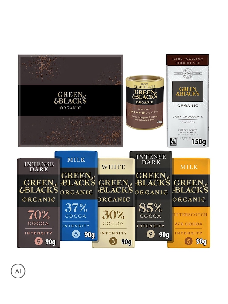 Green & Black's Hot Chocolate Gift Box - Image 3 of 3 Green & Black's Hot Chocolate Gift Box - Image 3 of 3