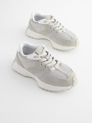 Grey Lace-Up Chunky Trainers - Image 1 of 5