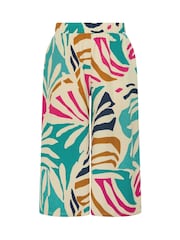 Yours Curve Natural Crinkle Culottes - Image 5 of 5
