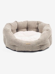 Lords and Labradors Light Grey Essentials Herdwick Oval Dog Bed - Image 5 of 6