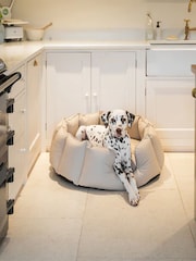 Lords and Labradors Natural High Sided Dog Bed Rhino Leather - Image 1 of 6