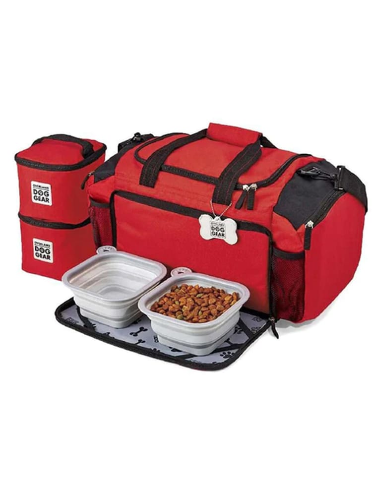 Lords and Labradors Red Ultimate Week Away Duffle Dog Bag - Image 2 of 3