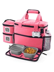 Lords and Labradors Pink Week Away Dog Travel Bag - Image 3 of 4