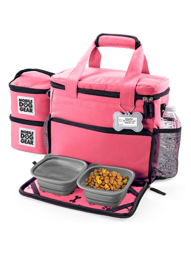 Lords and Labradors Pink Week Away Dog Travel Bag - Image 3 of 4