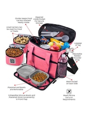 Lords and Labradors Pink Week Away Dog Travel Bag - Image 4 of 4