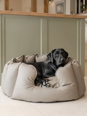 Lords and Labradors Mink Brown High Sided Dog Bed Rhino Leather - Image 1 of 6
