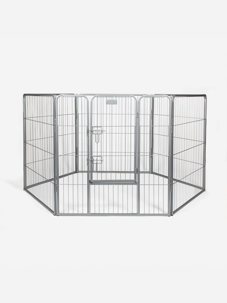 Lords and Labradors Grey 6 Panel Puppy/Dog Play Pen - Image 5 of 5