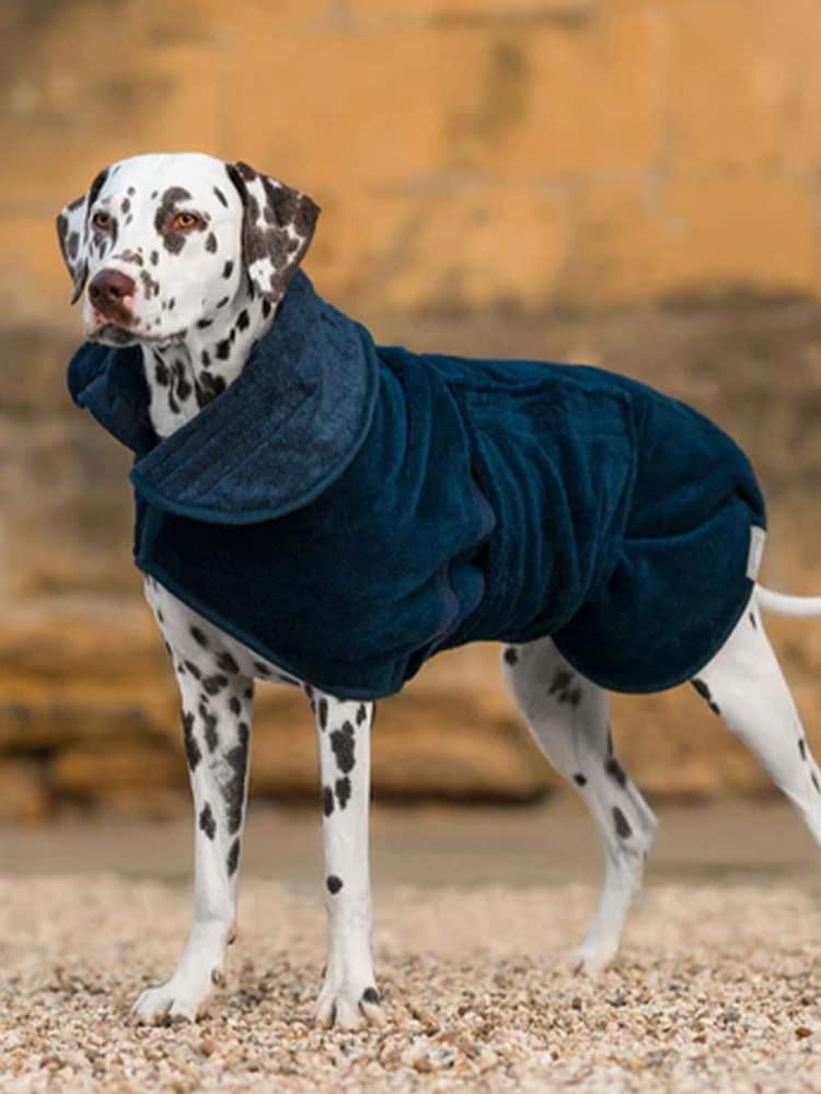Lords and Labradors Blue Dog Drying Coat - Image 1 of 7
