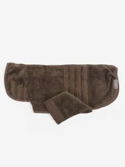 Lords and Labradors Brown Dog Drying Coat - Image 5 of 7