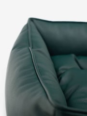Lords and Labradors Green Dog Box Bed in Rhino Leather - Image 7 of 7