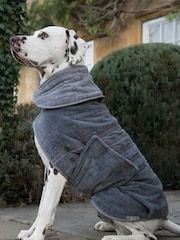 Lords and Labradors Grey Dog Drying Coat - Image 5 of 7