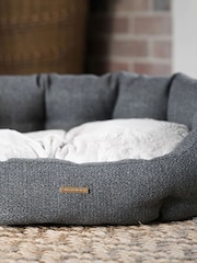 Lords and Labradors Grey Essentials Herdwick Oval Dog Bed - Image 3 of 5