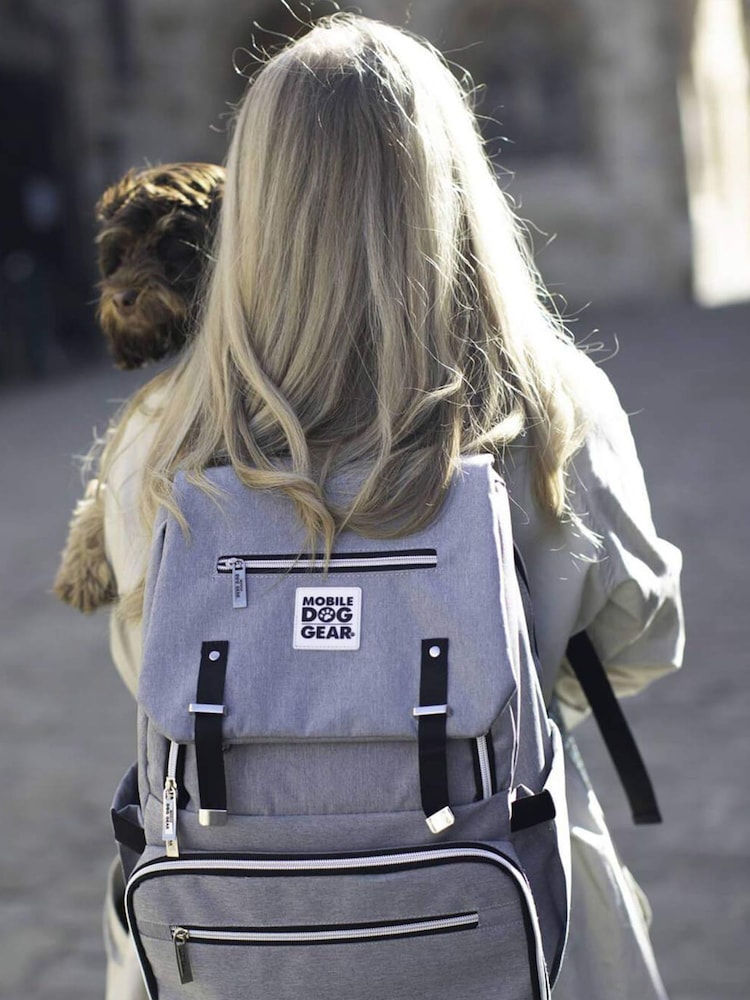 Lords and Labradors Grey Dog Backpack - Image 2 of 4