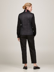 Tommy Hilfiger Leichte, wattierte Jacke aus Strickmix - Bild 2 von 8