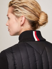 Tommy Hilfiger Leichte, wattierte Jacke aus Strickmix - Bild 5 von 8