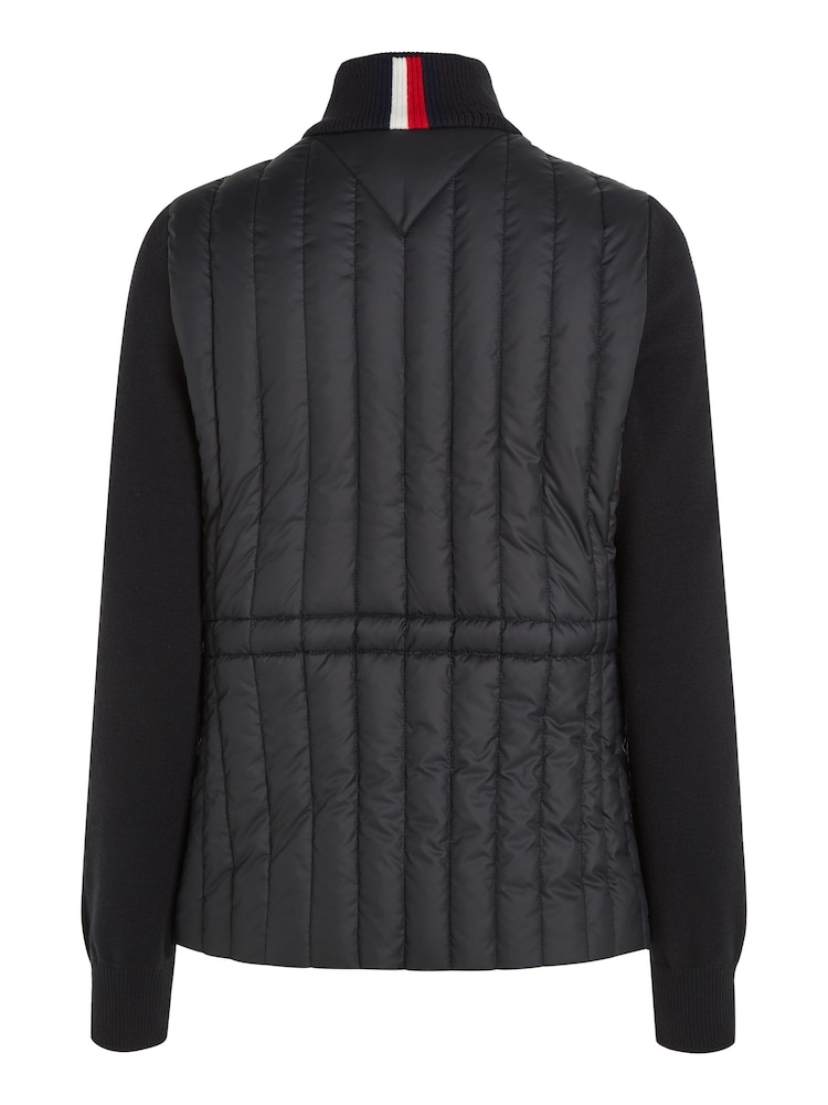 Tommy Hilfiger Leichte, wattierte Jacke aus Strickmix - Bild 8 von 8
