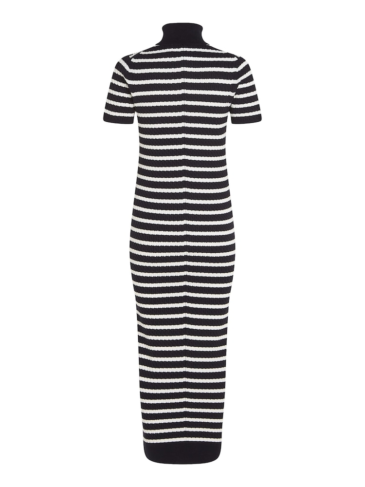 Tommy Hilfiger Blue Cable Knit Sweater Dress - Image 6 of 6 Tommy Hilfiger Blue Cable Knit Sweater Dress - Image 6 of 6