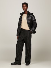 Tommy Hilfiger Chevron Black Down Jacket - Image 4 of 6