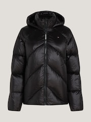 Tommy Hilfiger Chevron Black Down Jacket - Image 6 of 6