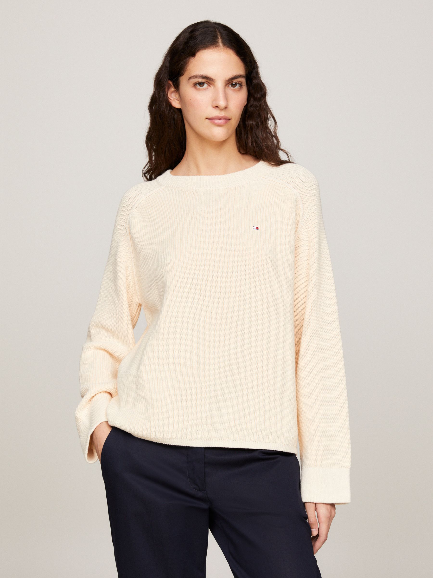 Tommy hilfiger cream sweater hot sale