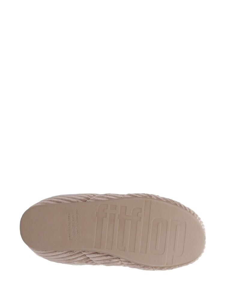 FitFlop Grey Chrissie Corduroy Slippers - Image 4 of 4
