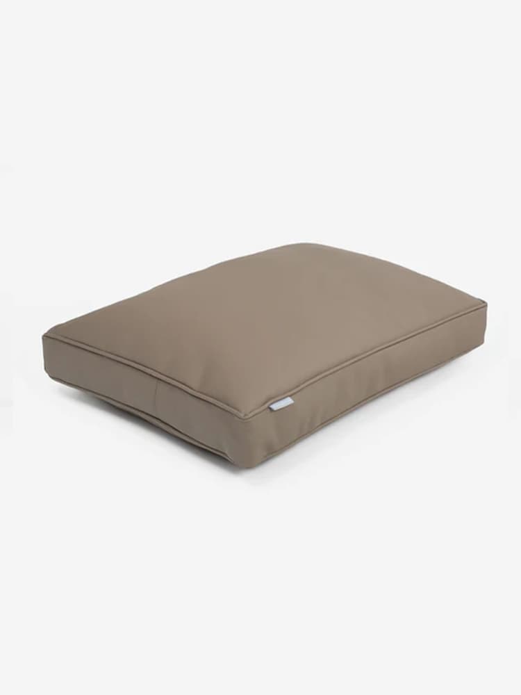 Lords and Labradors Mink Brown Handled Dog Cushion Rhino Leather - Image 5 of 5