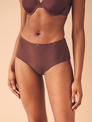 Black / Caramel Nude & Chocolate Nude Midi No VPL Lace Back Briefs 3 Pack - Image 2 of 14