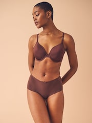 Black / Caramel Nude & Chocolate Nude Midi No VPL Lace Back Briefs 3 Pack - Image 3 of 14