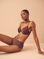 Black / Caramel Nude & Chocolate Nude Midi No VPL Lace Back Briefs 3 Pack - Image 6 of 14