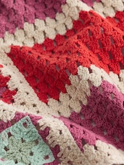 Multi Relaxed Fit Square Knitted Crochet Shorts - Image 6 of 6