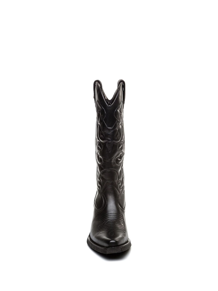 Steve Madden Westernstiefel in Schwarz - Bild 5 von 5 Steve Madden Westernstiefel in Schwarz - Bild 5 von 5