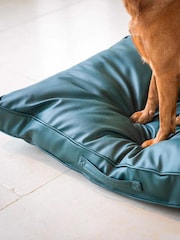 Lords and Labradors Green Handled Dog Cushion Rhino Leather - Image 5 of 5