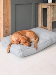 Lords and Labradors Grey Handled Dog Cushion Rhino Leather - Image 1 of 6