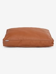 Lords and Labradors Tan Brown Handled Dog Cushion Rhino Leather - Image 4 of 5