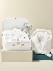 The White Company 100% Cotton Little Elephant White Gift Set - Image 3 of 3