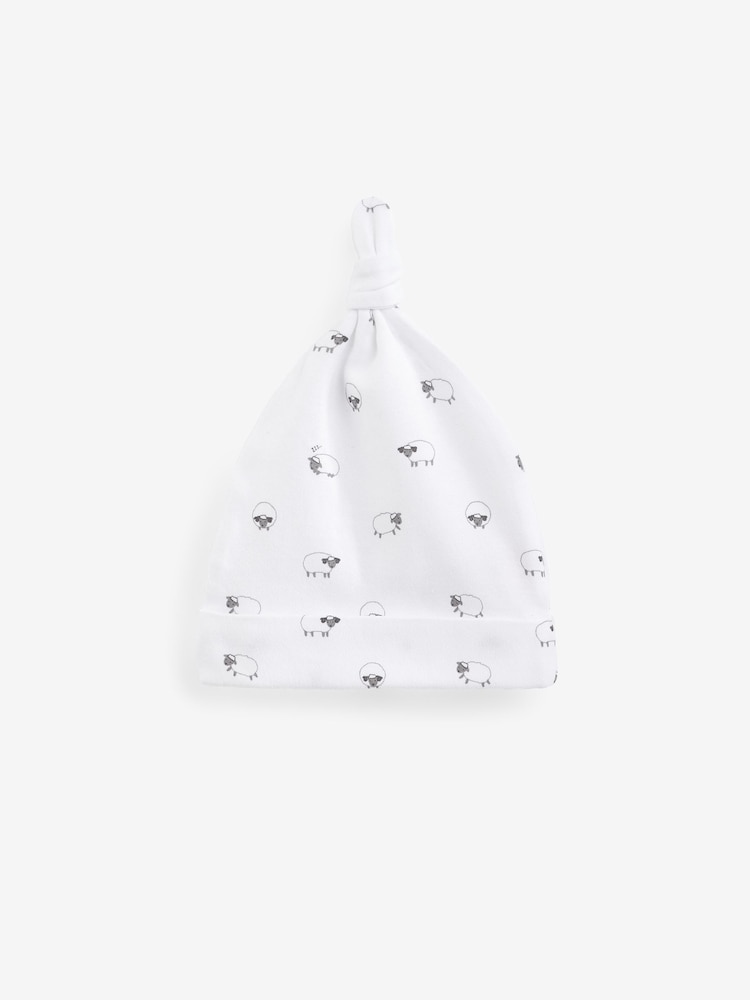 The White Company Organic Cotton New Arrival Sheep White Gift Set - Image 3 of 3