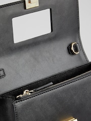 LK Bennett Black Otto Vegan Leather Shoulder Bag - Image 3 of 3